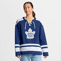 Sweat-shirt bleu Icing Fanatics pour femme des Maple Leafs de Toronto