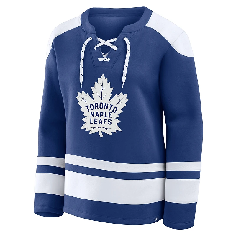 Women's Fanatics Blue Toronto Maple Leafs Icing Sweatshirt