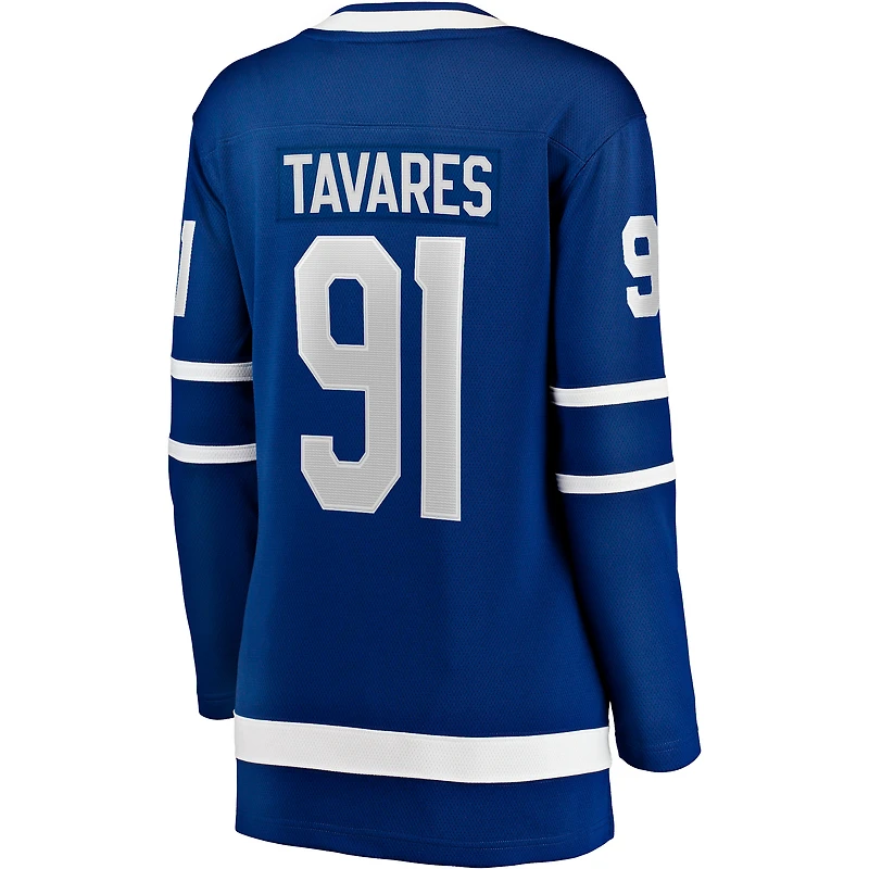 Women's Fanatics John Tavares Blue Toronto Maple Leafs Home Breakaway Player Jersey