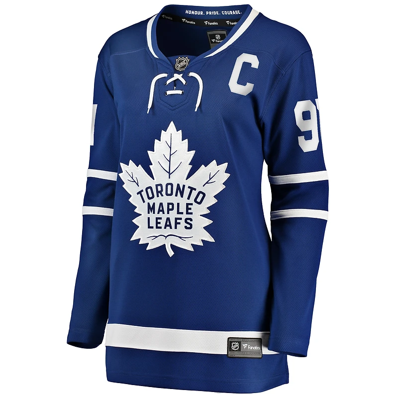 Fanatiques féminines de marque John Tavares Blue Toronto Maple Leafs Home Premier Breakaway Player - Maillot