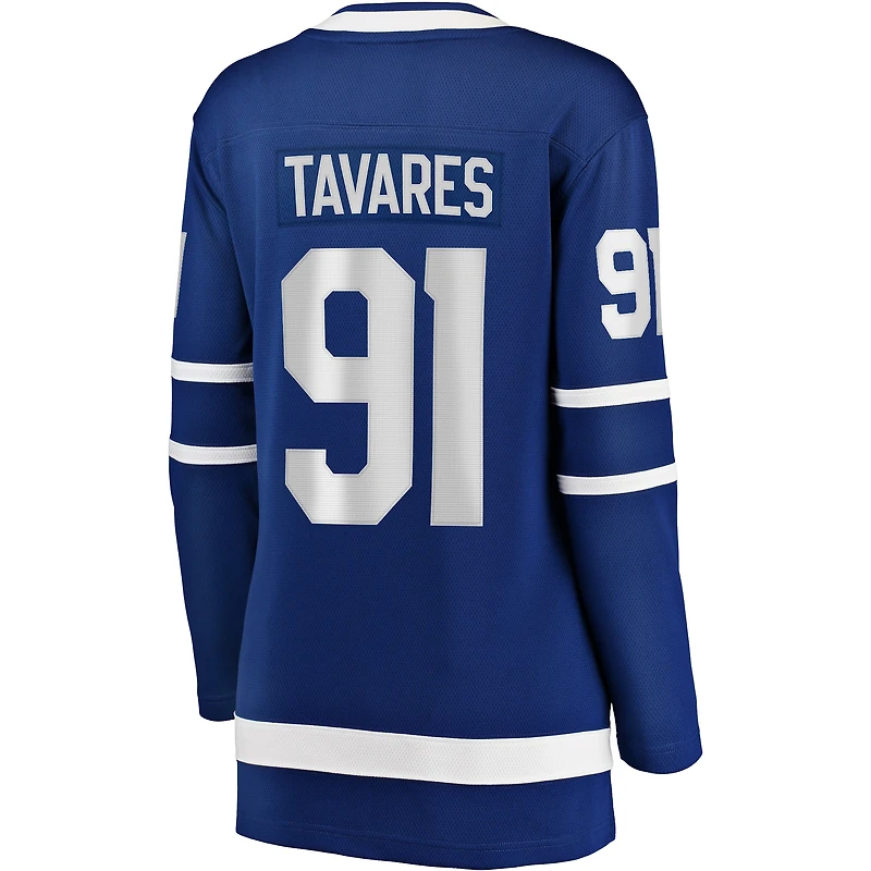 Fanatiques féminines de marque John Tavares Blue Toronto Maple Leafs Home Premier Breakaway Player - Maillot