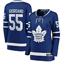 Fanatics pour femmes Mark Giordano bleu Toronto Maple Leafs Home Breakaway - Maillot de joueur