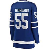 Fanatics pour femmes Mark Giordano bleu Toronto Maple Leafs Home Breakaway - Maillot de joueur