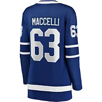 Women's Fanatics Matias Maccelli Blue Toronto Maple Leafs Home Breakaway Jersey