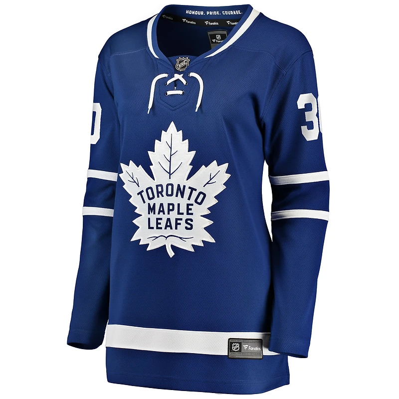 Maillot de joueur échappé à domicile Fanatics Matt Murray bleu des Maple Leafs Toronto pour femmes