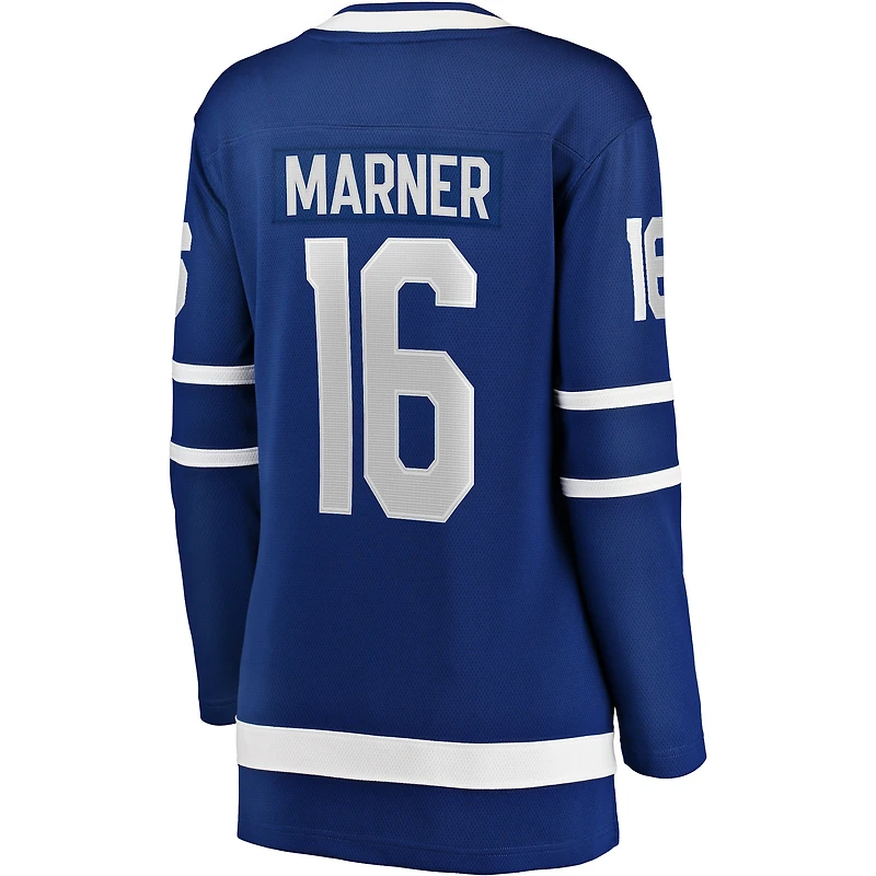 Women's Fanatics Mitch Marner Blue Toronto Maple Leafs Alternate Captain Patch Home Breakaway Player - Jersey
