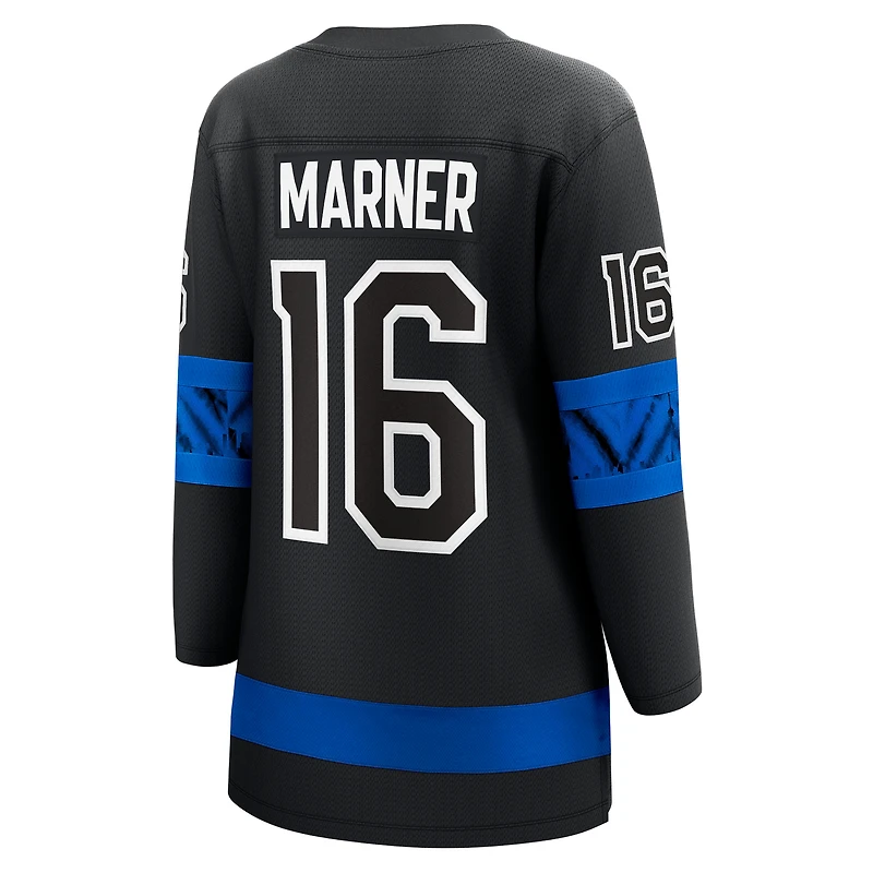 Fanatics pour femmes Mitchell Marner noir Toronto Maple Leafs Alternate Premier Breakaway Maillot de joueur réversible