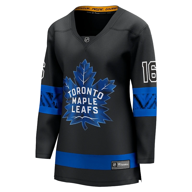 Fanatics pour femmes Mitchell Marner Black Toronto Maple Leafs - Maillot de joueur réversible Alternate Premier Breakaway