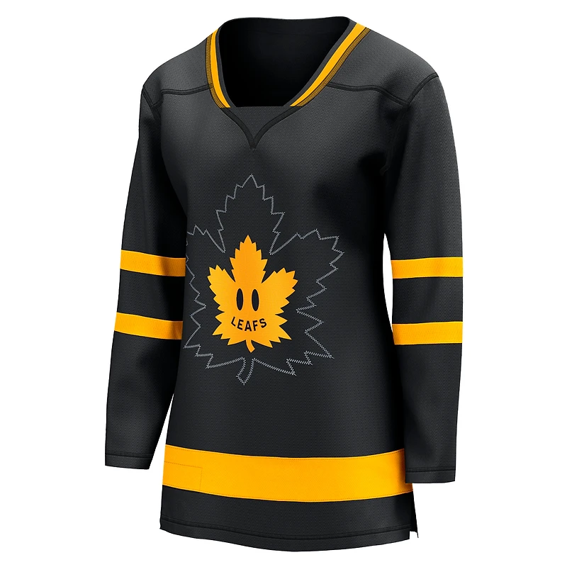 Fanatics pour femmes Mitchell Marner Black Toronto Maple Leafs - Maillot de joueur réversible Alternate Premier Breakaway