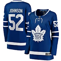 Women's Fanatics Reese Johnson Blue Toronto Maple Leafs Home Breakaway Player Jersey