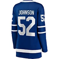 Women's Fanatics Reese Johnson Blue Toronto Maple Leafs Home Breakaway Player Jersey