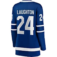 Maillot de joueur échappé à domicile bleu des Maple Leafs Toronto Scott Laughton, fanatiques féminines