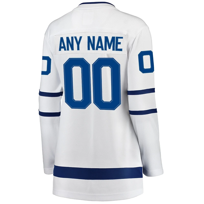 Women's Fanatics White Toronto Maple Leafs Breakaway - Custom Jersey