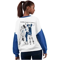 Sweat-shirt à enfiler G-III 4Her pour femme par Carl Banks, blanc, motif Toronto Maple Leafs.