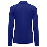 Haut à glissière quart de tour Kinetic Insignia Core Raglan bleu pour femme des Maple Leafs Toronto Levelwear