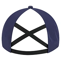 Casquette ajustable New Era bleu marine 9FORTY pour femme avec queue de cheval des Maple Leafs de Toronto