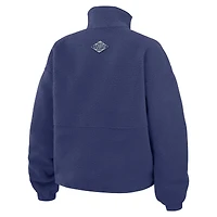 Women's WEAR by Erin Andrews  Blue Toronto Maple Leafs Polar Fleece Half-Zip Jacket