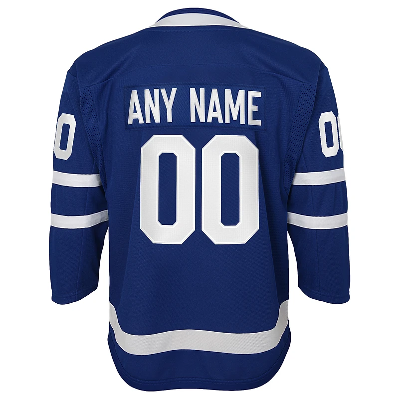 Youth Blue Toronto Maple Leafs 2020/21 Domicile - Maillot Premier Personnalisé