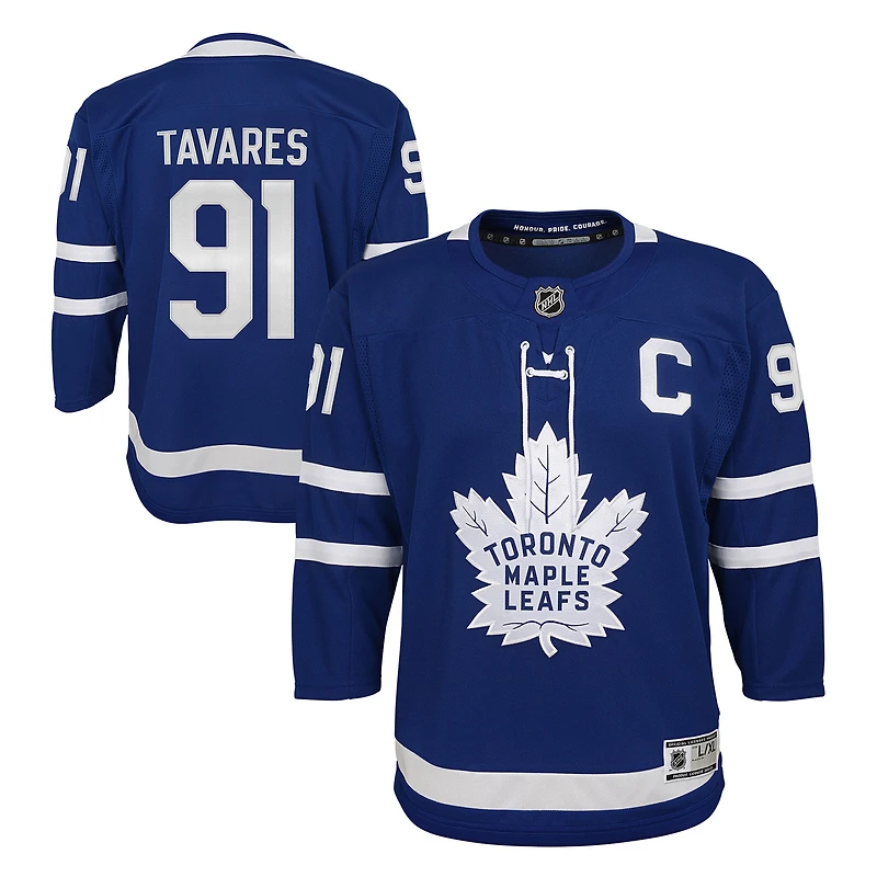 Youth John Tavares Blue Toronto Maple Leafs Home Premier Player - Jersey