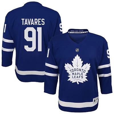Maillot réplique bleu des Maple Leafs de Toronto pour jeunes John Tavares