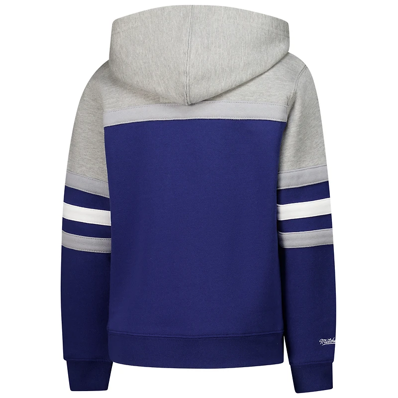 Sweat à capuche bleu Mitchell & Ness pour jeune entraîneur-chef des Maple Leafs de Toronto