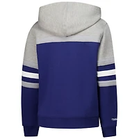 Sweat à capuche bleu Mitchell & Ness pour jeune entraîneur-chef des Maple Leafs de Toronto