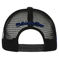 Casquette de camionneur ajustable blanche Mitchell & Ness pour jeunes, mascotte des Maple Leafs de Toronto