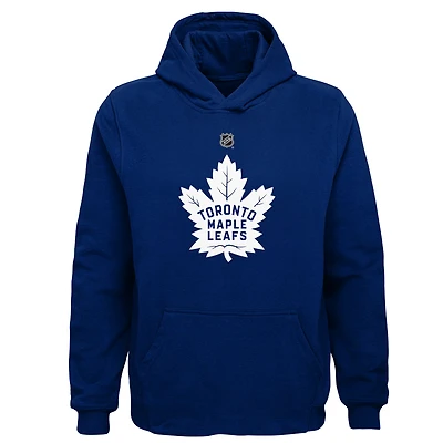 Youth Outerstuff Blue Toronto Maple Leafs Primary Logo Pullover Hoodie