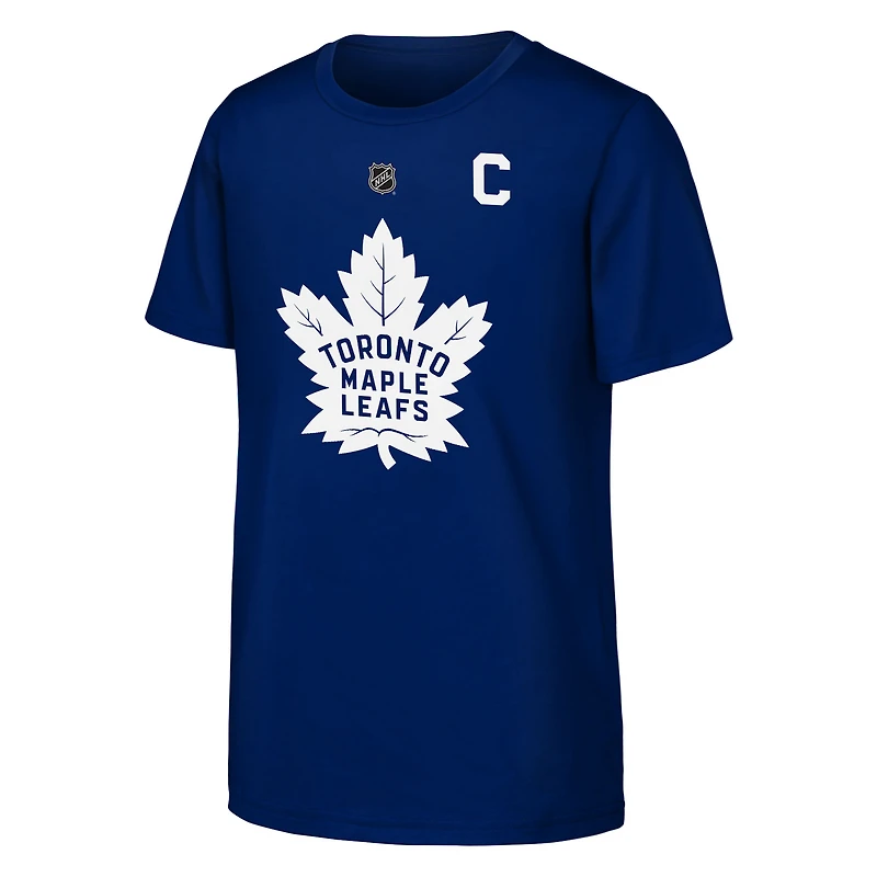 Youth Outerstuff Auston Matthews Blue Toronto Maple Leafs Player Name & Number T-Shirt