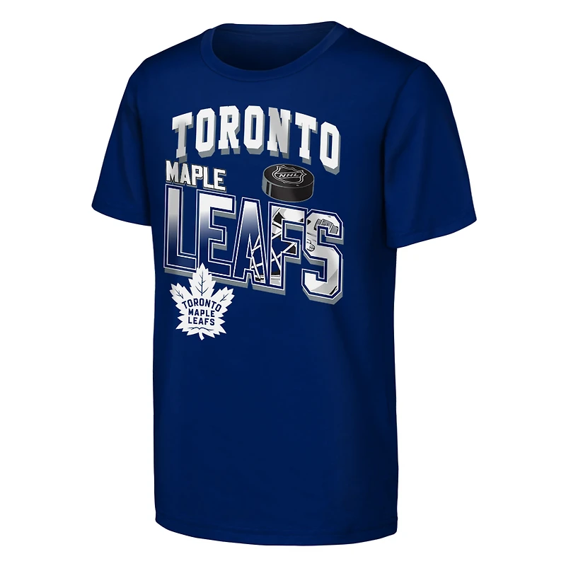 Youth Outerstuff Blue/Heather Gray Toronto Maple Leafs Rally the Team 3-in-1 Combo T-Shirt Set