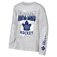 Youth Outerstuff  Blue/Heather Gray Toronto Maple Leafs Rally the Team 3-in-1 Combo T-Shirt Set
