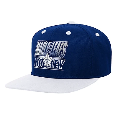 Youth Outerstuff Blue Toronto Maple Leafs Snapback Hat