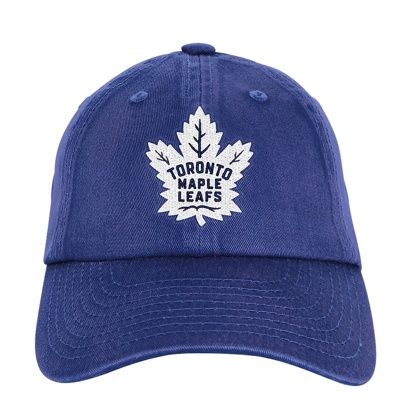 Youth Outerstuff Blue Toronto Maple Leafs True Retro Slouch Adjustable Hat