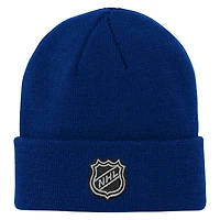 Youth Toronto Maple Leafs Blue Essential Cuffed Knit Hat