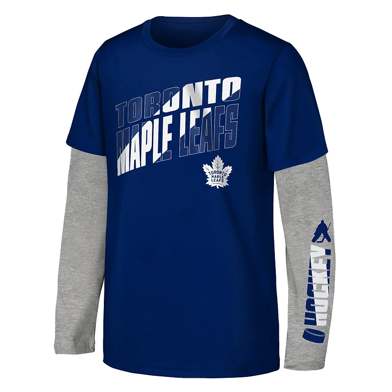 Ensemble de t-shirts 3 en 1 pour jeunes Toronto Maple Leafs Winning Clapper