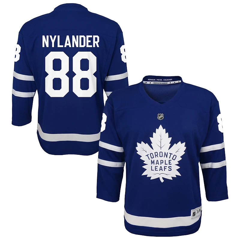 Maillot réplique bleu des Maple Leafs de Toronto pour jeunes William Nylander