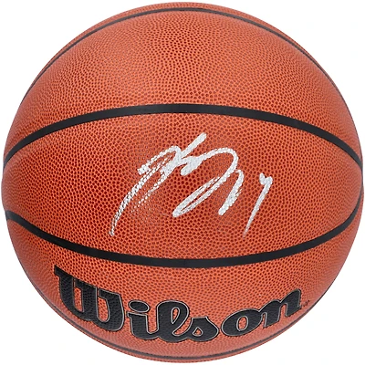 Ballon de basketball intérieur/extérieur autographié par Brandon Ingram des Raptors de Toronto, série Wilson Authentic, signé par Wilson Ingram