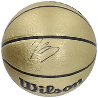 Ballon de basket Wilson Gold autographié par Brandon Ingram des Raptors de Toronto