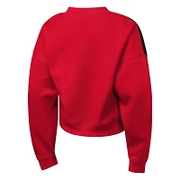 Girls Youth Outerstuff  Red Toronto Raptors Oversized Floater Sweatshirt