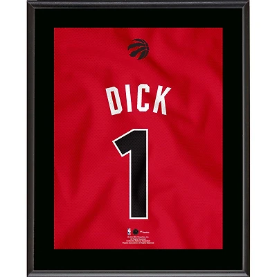 Gradey Dick Toronto Raptors 10.5" x 13" Jersey Number Sublimated Player Plaque