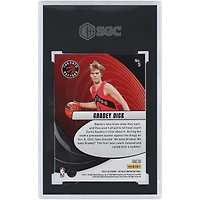 Gradey Dick Toronto Raptors 2022-23 Panini Revolution Fractal #5 SGC Authenticated 10 Rookie Card