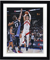 Gradey Dick Toronto Raptors Autographed 16" x 20" Jump Shot vs. Kings Photograph