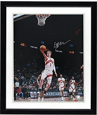 Photo autographiée de Gradey Dick (Toronto Raptors) - Layup contre les Spurs (40,6 x 50,8 cm)