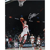 Gradey Dick Toronto Raptors Autographed 8" x 10" Layup vs. Spurs Photograph