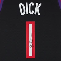 Maillot Nike Classic Swingman violet autographié par Gradey Dick des Toronto Raptors