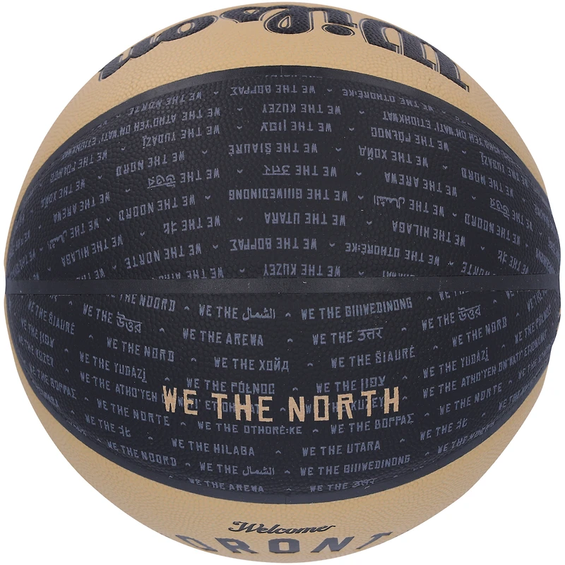 Gradey Dick Toronto Raptors Autographed Wilson 2023/24 City Edition Collectors Basketball