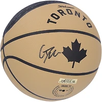 Gradey Dick Toronto Raptors Autographed Wilson 2023/24 City Edition Collectors Basketball