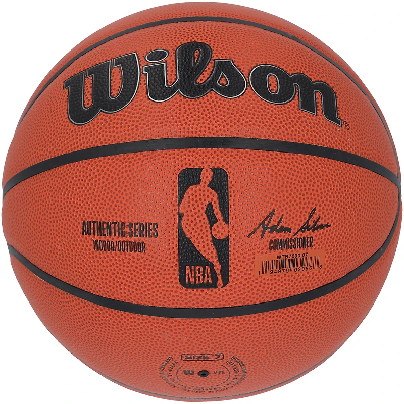 Gradey Dick Toronto Raptors Autographed  Wilson Authentic Series Indoor/Outdoor Basketball with "2023 #13 Pick" Inscription
