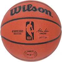 Ballon de basket-ball d'intérieur/extérieur Wilson Authentic Series autographié par Gradey Dick des Toronto Raptors avec inscription « We the North »