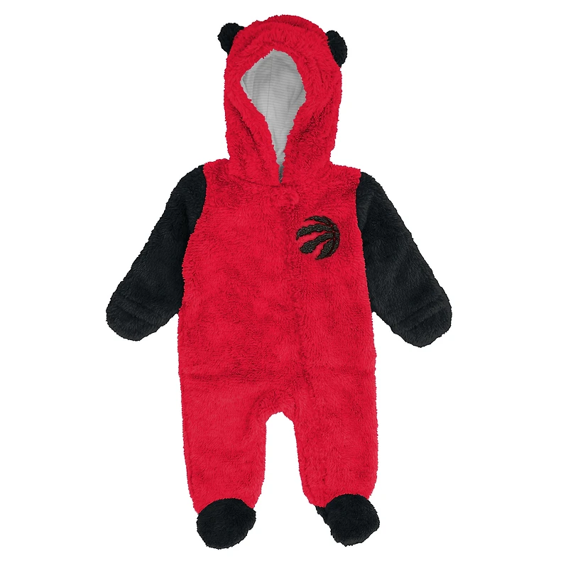 Grenouillère polaire rouge à fermeture éclair pour nourrissons et nouveau-nés Outerstuff des Raptors de Toronto